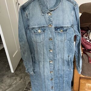 Tribal Blue Jean Jacket